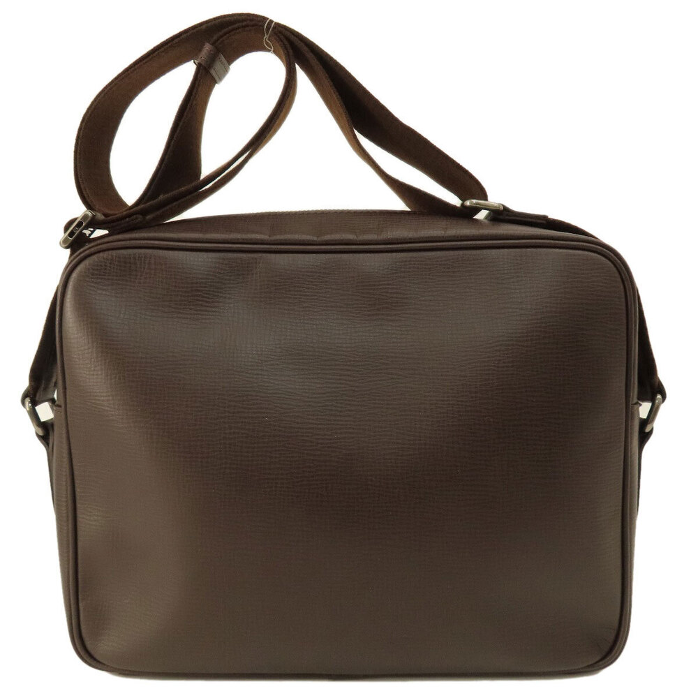 Burberry Leather Check Shoulder Bag Nova Black